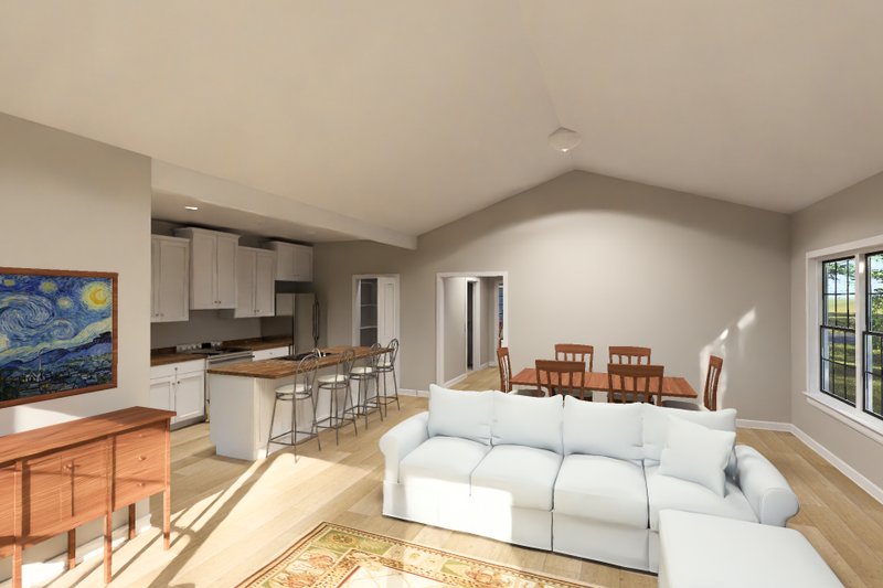 Dream House Plan - Interior - Family Room 1 for Cottage House Plan #513-2437 - 3 bed, 2 bath