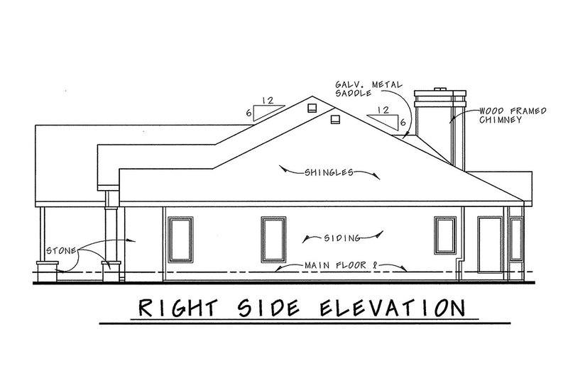 Dream House Plan - Exterior - Other Elevation 1 for European House Plan #20-1380 - 1 bed, 2 bath