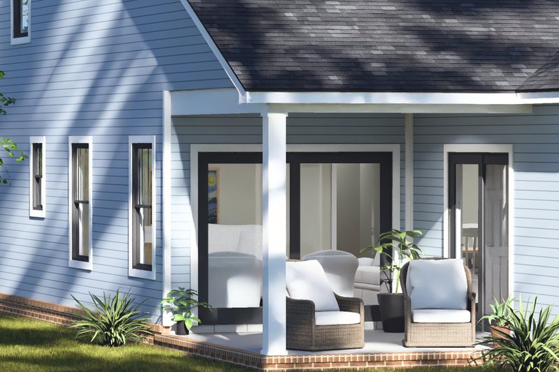 House Blueprint - Exterior - Other Elevation 1 for Cottage House Plan #513-2498 - 5 bed, 3 bath