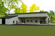 Barndominium Style House Plan - 3 Beds 2.5 Baths 2915 Sq/Ft Plan #1109-27 Photo 