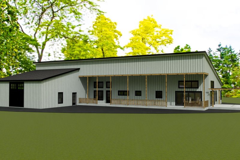 House Blueprint - Photo 4 for Barndominium House Plan #1109-27 - 3 bed, 2.5 bath