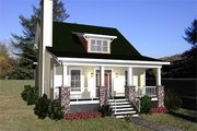 Bungalow Style House Plan - 4 Beds 2 Baths 1495 Sq/Ft Plan #79-204 