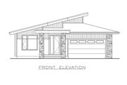 Contemporary Style House Plan - 3 Beds 2 Baths 1648 Sq/Ft Plan #1100-46 