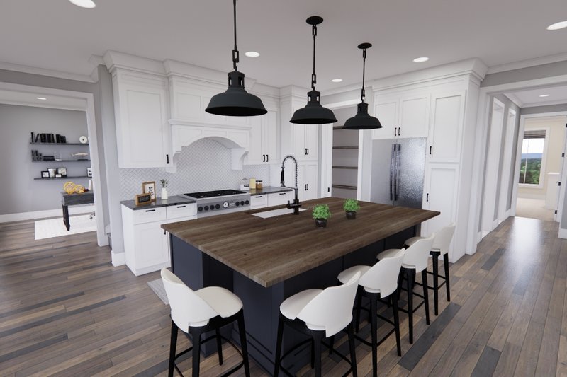 Home Plan - Interior - Kitchen 1 for Farmhouse House Plan #51-1246 - 3 bed, 2 bath