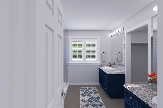 Interior - Master Bathroom 1 for Craftsman House Plan #1060-263 - 4 bed, 2.5 bath