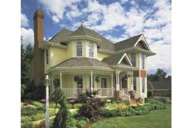 House Blueprint - Photo for Victorian House Plan #410-107 - 3 bed, 2.5 bath
