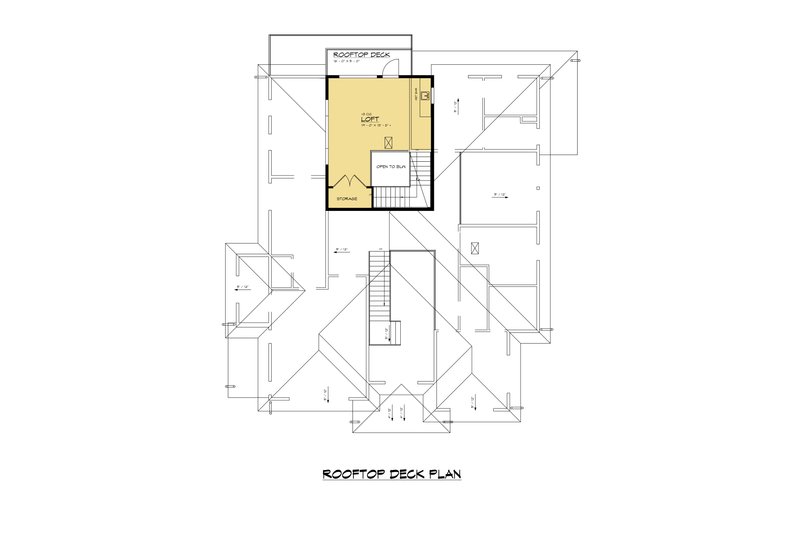 House Plan Design - Floor Plan - Other Floor for Contemporary House Plan #1066-272 - 4 bed, 4.5 bath
