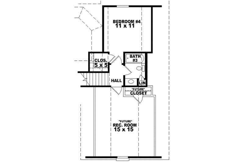 Traditional Style House Plan - 4 Beds 3 Baths 2271 Sq/Ft Plan #81-1033 ...