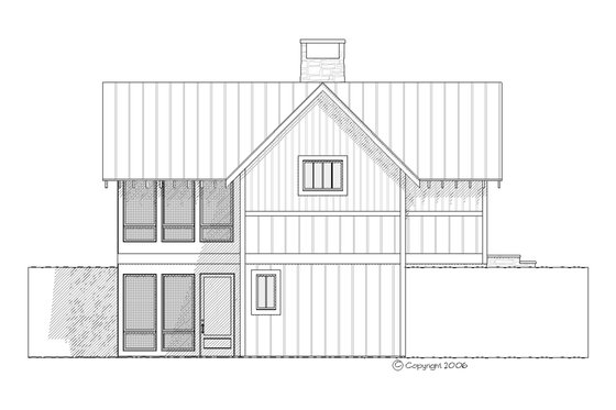 Exterior - Other Elevation 1 for Farmhouse House Plan #901-8 - 3 bed, 2.5 bath