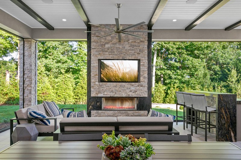 Dream House Plan - Exterior - Outdoor Living for Prairie House Plan #938-116 - 3 bed, 3.5 bath