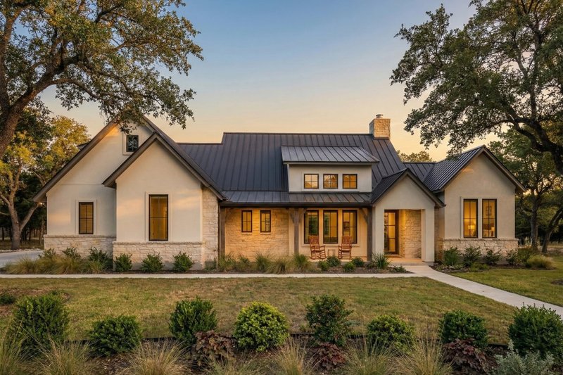 House Blueprint - Exterior - Front Elevation 5 for Farmhouse House Plan #80-228 - 4 bed, 2.5 bath