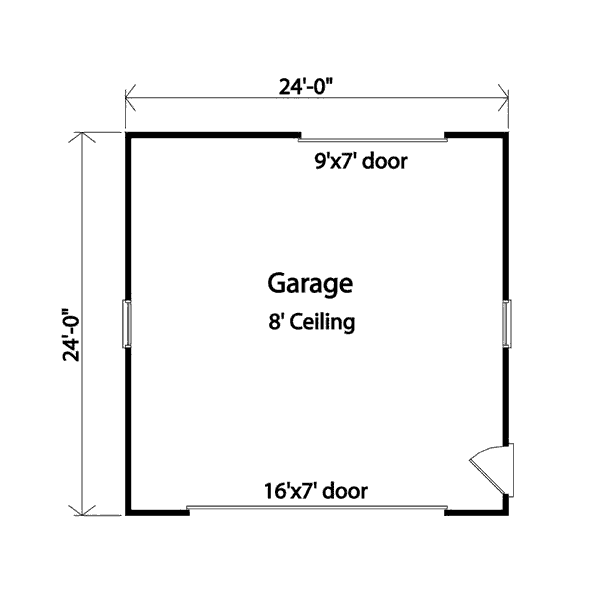 Home Plan - Traditional Floor Plan - Main Floor Plan #22-562