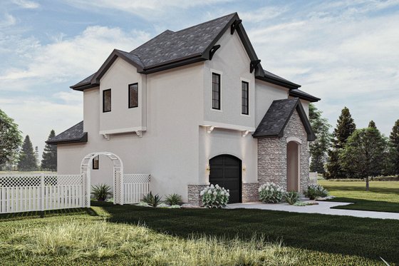 Exterior - Other Elevation for European House Plan #455-177 - 3 bed, 2.5 bath