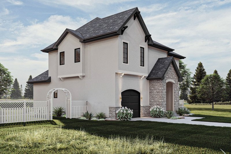 Architectural House Design - Exterior - Other Elevation for European House Plan #455-177 - 3 bed, 2.5 bath