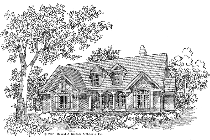 Dream House Plan - Exterior - Front Elevation 3 for Country House Plan #929-395 - 3 bed, 2.5 bath