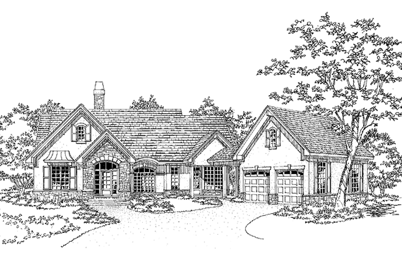 Home Plan - Exterior - Front Elevation 4 for Country House Plan #929-300 - 3 bed, 2.5 bath