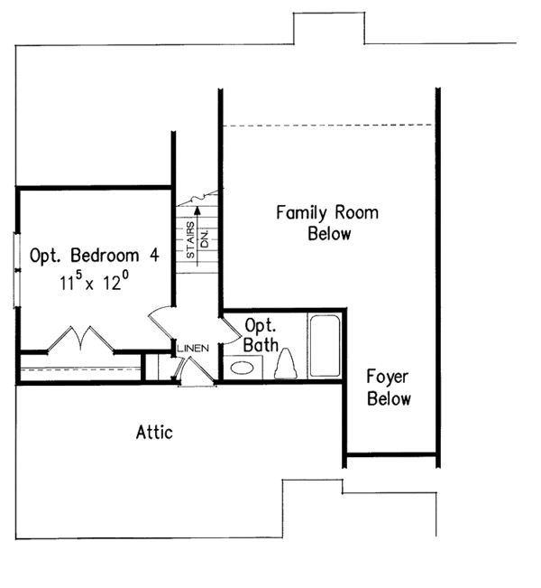 Dream House Plan - Country Floor Plan - Upper Floor Plan #927-638