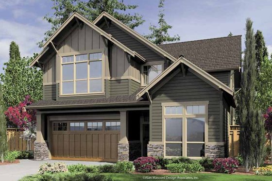 Exterior - Front Elevation 3 for Craftsman House Plan #48-848 - 3 bed, 2.5 bath