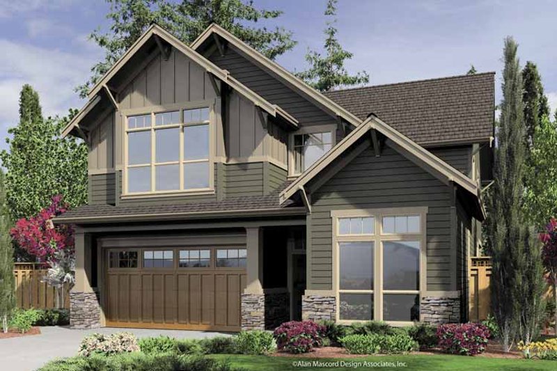 Architectural House Design - Exterior - Front Elevation 3 for Craftsman House Plan #48-848 - 3 bed, 2.5 bath