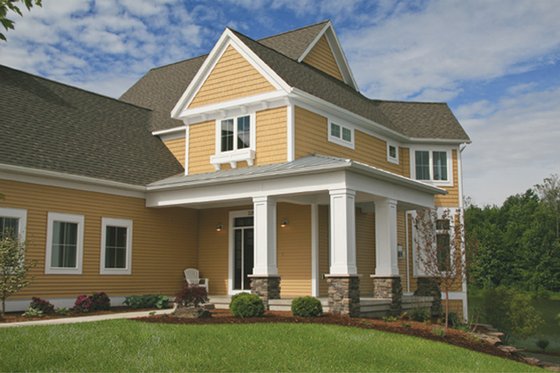 Exterior - Front Elevation 4 for Country House Plan #928-250 - 4 bed, 3.5 bath