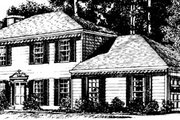 Colonial Style House Plan - 3 Beds 2.5 Baths 2360 Sq/Ft Plan #10-246 