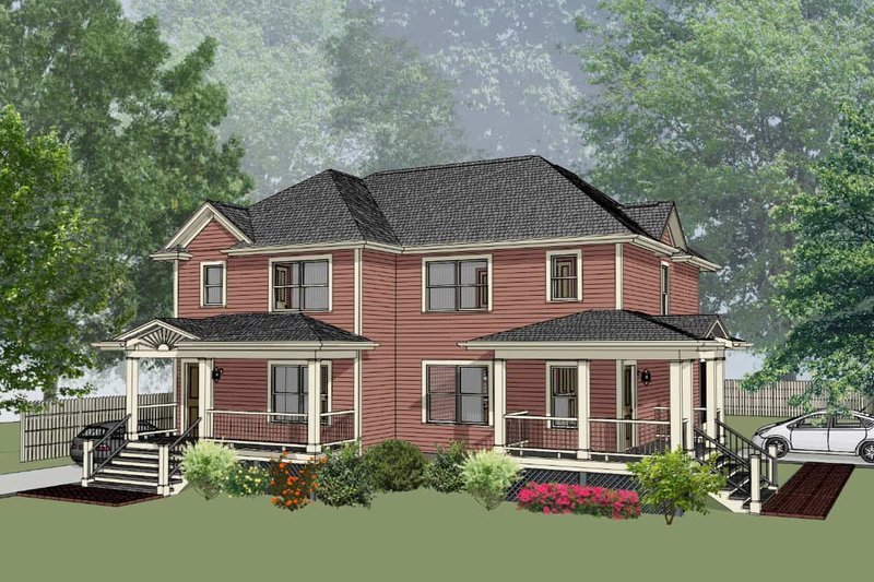 House Plan Design - Traditional Exterior - Front Elevation Plan #79-239