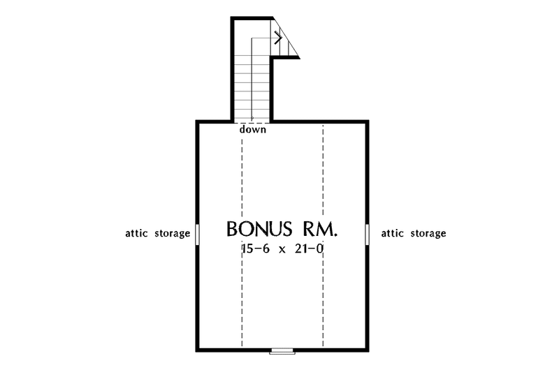 Home Plan - Floor Plan - Other Floor for Craftsman House Plan #929-468 - 3 bed, 2 bath