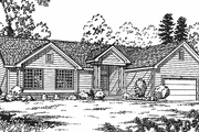 Traditional Style House Plan - 3 Beds 2 Baths 1603 Sq/Ft Plan #942-10 