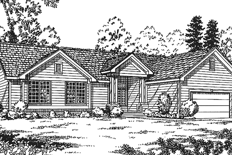 Home Plan - Traditional Exterior - Front Elevation Plan #942-10