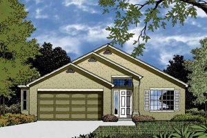 House Plan Design - Contemporary Exterior - Front Elevation Plan #1015-29