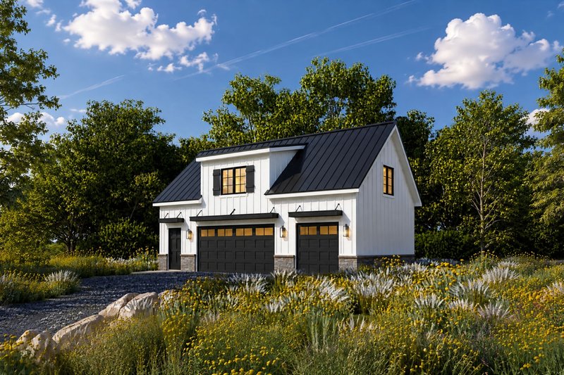 Dream House Plan - Exterior - Front Elevation 2 for Cottage House Plan #20-2657 - 1 bed, 1 bath