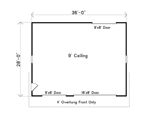 House Blueprint - Ranch Floor Plan - Main Floor Plan #22-547