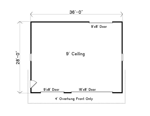 Home Plan - Ranch Floor Plan - Main Floor Plan #22-547
