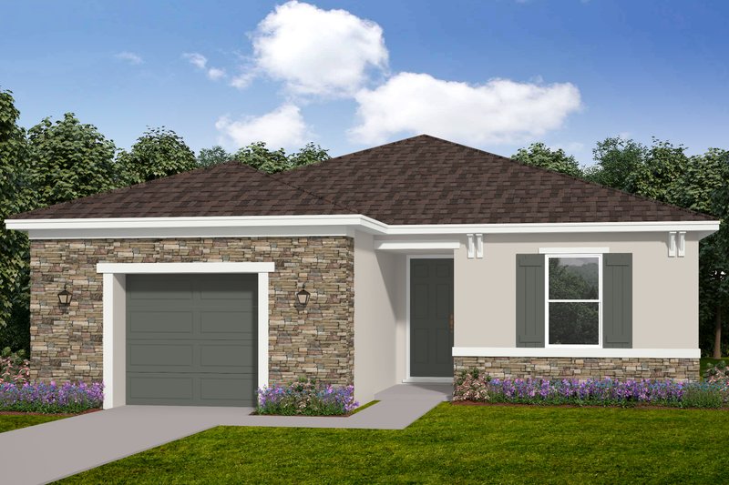 Traditional Style House Plan - 2 Beds 2 Baths 1352 Sq/Ft Plan #1058-239 ...