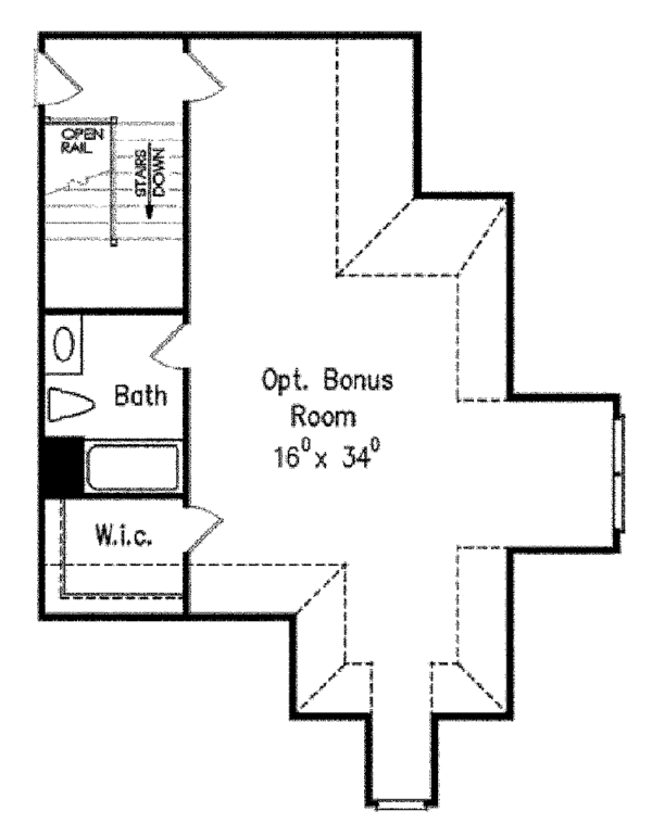 Home Plan - Country Floor Plan - Upper Floor Plan #927-409
