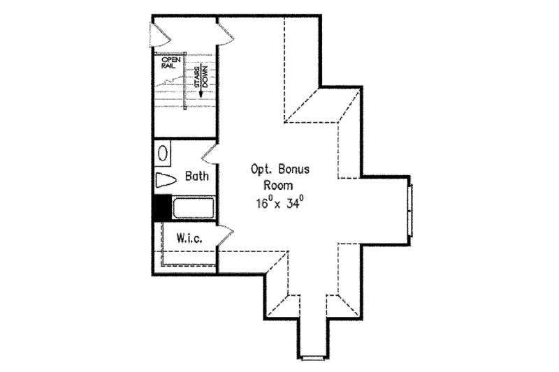 Architectural House Design - Floor Plan - Upper Floor for Country House Plan #927-409 - 4 bed, 3.5 bath