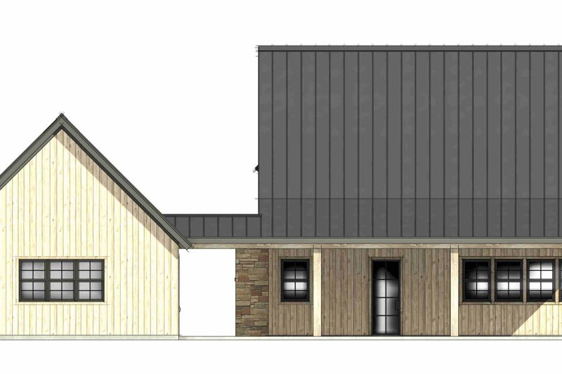 House Plan Design - Exterior - Rear Elevation 1 for Farmhouse House Plan #1096-155 - 3 bed, 2.5 bath