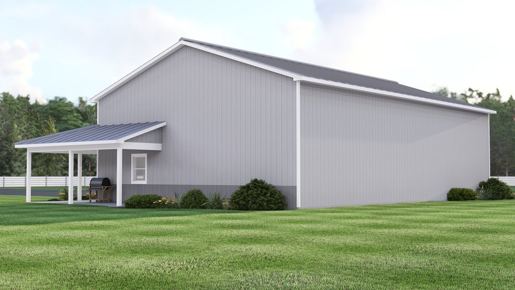 Exterior - Other Elevation 1 for Country House Plan #1064-52, 0 bath