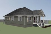 Cottage Style House Plan - 3 Beds 2 Baths 1092 Sq/Ft Plan #79-115 