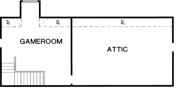 Architectural House Design - Country Floor Plan - Upper Floor Plan #472-252