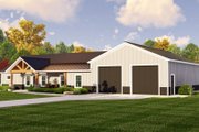 Country Style House Plan - 3 Beds 2 Baths 1896 Sq/Ft Plan #1064-261 