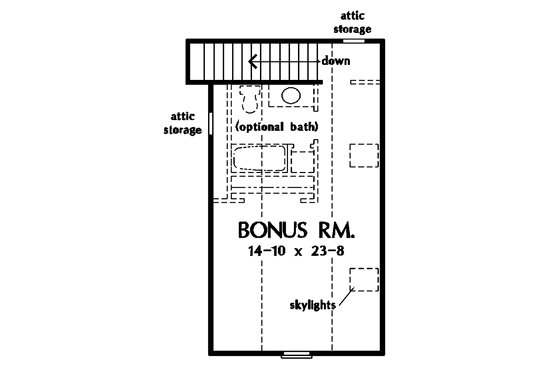 Floor Plan - Other Floor 1 for Country House Plan #929-358 - 3 bed, 3 bath