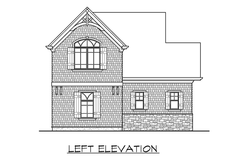Dream House Plan - Exterior - Other Elevation 2 for Craftsman House Plan #132-222 - 1 bed, 1 bath