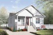 Traditional Style House Plan - 2 Beds 1 Baths 1042 Sq/Ft Plan #23-2376 