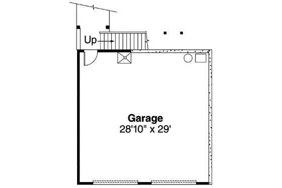 Floor Plan - Other Floor 1 for Prairie House Plan #124-553 - 3 bed, 3.5 bath