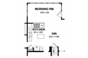 Colonial Style House Plan - 4 Beds 2.5 Baths 2089 Sq/Ft Plan #316-291 