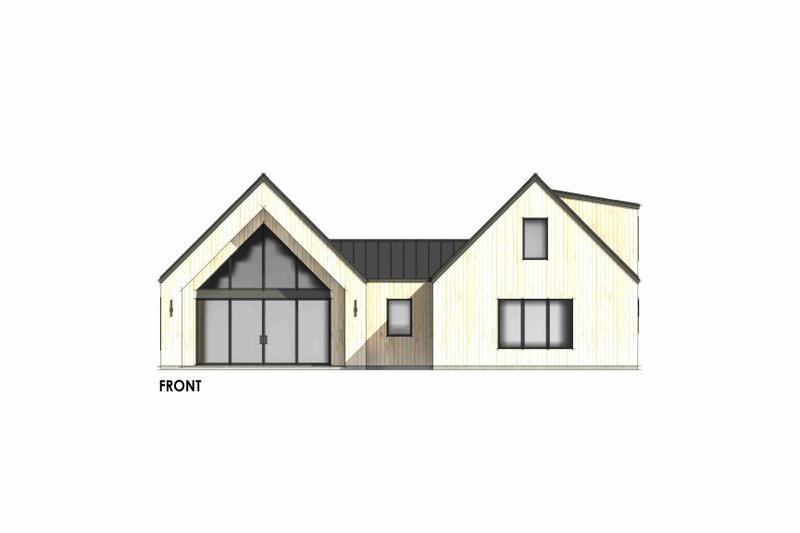 Architectural House Design - Exterior - Front Elevation 8 for Modern House Plan #1096-196 - 3 bed, 2.5 bath