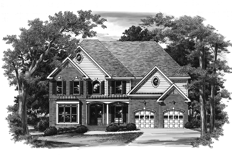 Home Plan - Exterior - Front Elevation 6 for Traditional House Plan #927-598 - 4 bed, 3.5 bath