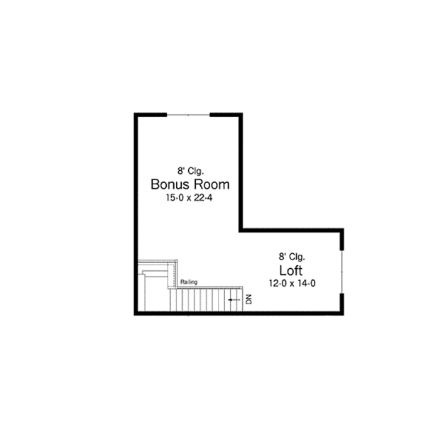 House Design - Traditional Floor Plan - Upper Floor Plan #51-1046