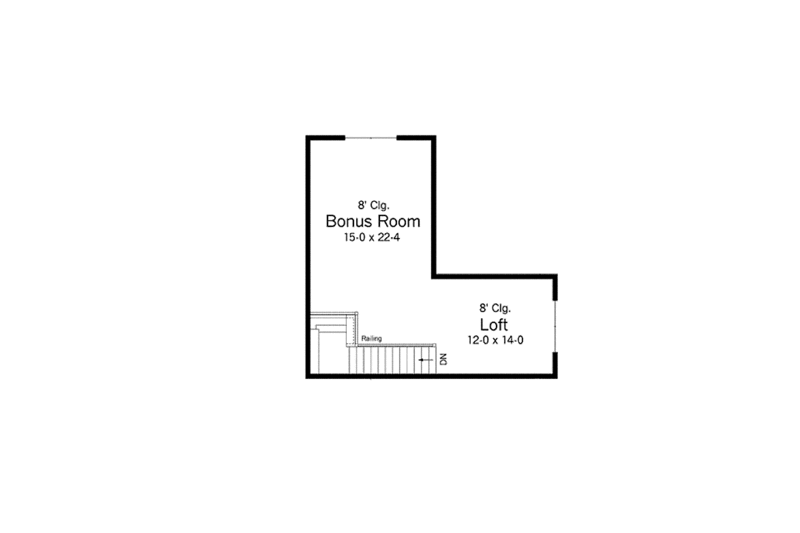 Home Plan - Floor Plan - Upper Floor for Traditional House Plan #51-1046 - 3 bed, 2 bath